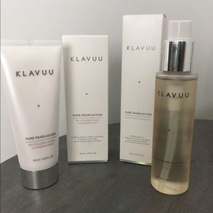 Klavuu White Pearlsation Cleansing Oil and Foam